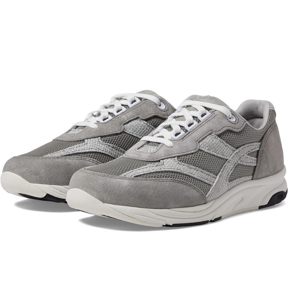 SAS Women's Tour Mesh Lace Up Sneaker - Plata Mix NEW 10.5W